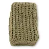 Non communiqué - Jeté de canapé grosse maille en polyester Kate 170 x 130 cm Vert