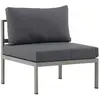 PARIS PRIX Module canapé de jardin copacabana 74cm kaki