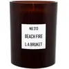 L:A BRUKET - Bougie parfumée Beach Fire - 260g Non teinté 260 g