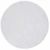 PARIS PRIX Tapis rond mattis 200cm  blanc