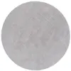 Tapis déco rond en laine ulla 200cm gris clair
