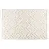 PARIS PRIX Tapis déco en laine dahlia 300x400cm blanc