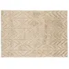 Tapis déco en laine zoe 160x230cm beige