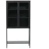 EBUY24 Vitrine en acier 2 portes Misha