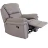 Saranda fauteuil , recliner avec repose-pieds gris.