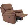 EBUY24 Saranda fauteuil , Recliner avec repose-pieds marron.