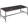 Venture Home - Table basse en acier et verre Dipp