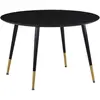 Venture Home - Table ronde en mdf et acier Dipp 115 cm