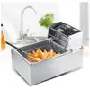 Friteuse Électrique - OMABETA - FLB800 - Acier Inoxydable - 6 Litres -...