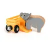 BRIO - 33969 - WAGON ET ELEPHANT - Mixte - Jaune - Multicolore