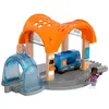 BRIO® WORLD Figurine station tunnel de train Smart Tech Action bois