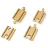 Lot de 4 mini rails droits en bois de hêtre - BRIO - Mixte - 54mm