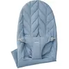 BabyBjörn Housse pour Transat Bliss - Bleu / Tissé, matelassage Pétale