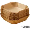 Papier de cuisson jetable pour friteuse à air INF - 100 pièces