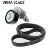 Kit Courroie Striée Multiple En V Vw 1.4Tdi