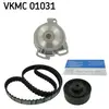 SKF Pompe à eau + kit de courroie de distribution, par ex. pour Audi, VW