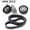 Kit Courroie Striée Multiple En V Opel 2.0Cdti Astra J/Zafira