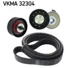 Jeu De Courroies Poly Trapézoïdales Iveco Skf Vkma32304