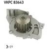 Pompe à eau SKF VKPC 83643 - Réf. 173VKPC83643