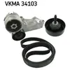 Kit de courroies d'accessoires SKF VKMA 34103 - Réf. VKMA 34103