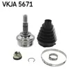 SKF Jeu de joints, arbre de transmission, Essieu avant, par ex. pour Renault