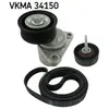 Kit de courroies d'accessoires SKF VKMA 34150 - Réf. VKMA 34150