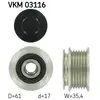 SKF Poulie roue libre, alternateur, par ex. pour VW, Audi, Seat, Skoda