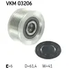 Poulie roue libre, alternateur VKM 03206 SKF VKM03206