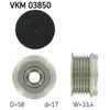 SKF Poulie roue libre, alternateur pour PORSCHE: 911, Boxster (Ref: VKM 03850)