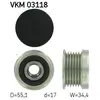 Poulie roue libre, alternateur VKM 03118 SKF VKM03118