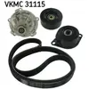 SKF VKMC 31115 Kit de courroie d'accessoires avec pompe à eau