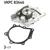 Pompe à eau SKF VKPC 83646 - Réf. VKPC 83646