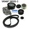 SKF Jeu de courroies trapézoïdales à nervures, par ex. pour Mercedes-Benz