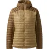 Doudoune a capuche haglofs l i m mimic ii brun femme