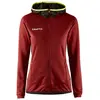 Craft Veste de survêtement full zip femme Extend rouge 4