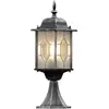 Konstsmide Luminaire pour socle MILANO en noir et argent