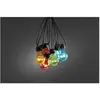 Konstsmide Christmas Guirlande Biergarten 20 ampoules LED colorées