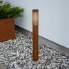 Konstsmide Bornes lumineuses Pistoia, couleur rouille, hauteur 95 cm, ...