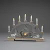 Konstsmide Christmas Arc lumineux LED Crèche en bois, piles