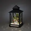 Konstsmide Christmas Lanterne déco LED Bonshommes neige noir IP44 42 cm