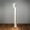 Konstsmide Pollux Borne Courte Extérieure Moderne Blanc GU10 1M, IP44