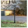 Freja Lampadaire extérieur classique noir mat, IP23 - Konstsmide