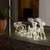 Konstsmide Christmas Figurine LED traîneau avec 2 rennes, IP44
