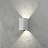 Konstsmide Applique d'extérieur LED Cremona 8 cm grise