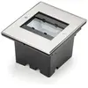 Konstsmide Spot LED encastré de sol Kaspar, aluminium, 18,5 x 15,5 cm
