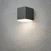 Monza Applique murale d'extérieur moderne led gris foncé, IP54 - Konstsmide