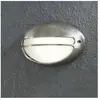Torino Plafonnier extérieur moderne ovale en aluminium, IP44 - Konstsmide