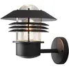 Modena Applique murale d'extérieur moderne Lantern Up noire, IP44 - Konstsmide