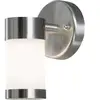 Modena Down Light extérieur moderne en acier inoxydable dépoli, IP44 - Konstsmide