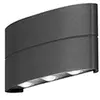 Konstsmide Applique Murale Extérieure Moderne Up Down 8W Gris Foncé, IP54